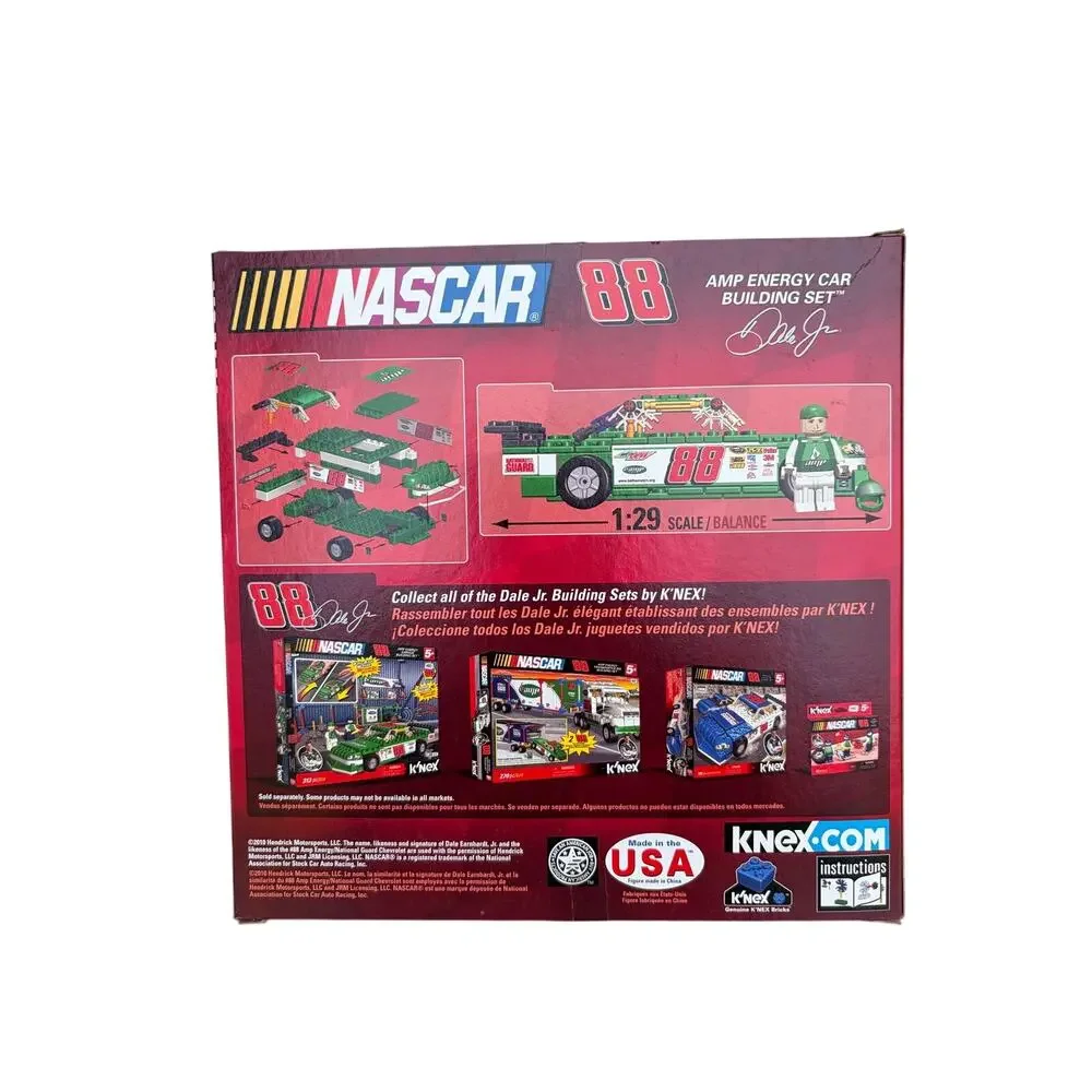 K'NEX NASCAR AMP Energy Car Building Set 106 Pieces Dale Jr. Knex 2011-NIB